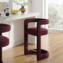 Load image into Gallery viewer, Winslow Performance Velvet Counter Stool
