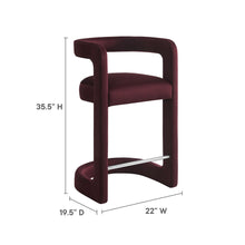 Load image into Gallery viewer, Winslow Performance Velvet Counter Stool