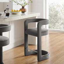 Load image into Gallery viewer, Winslow Performance Velvet Counter Stool