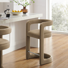 Load image into Gallery viewer, Winslow Performance Velvet Counter Stool