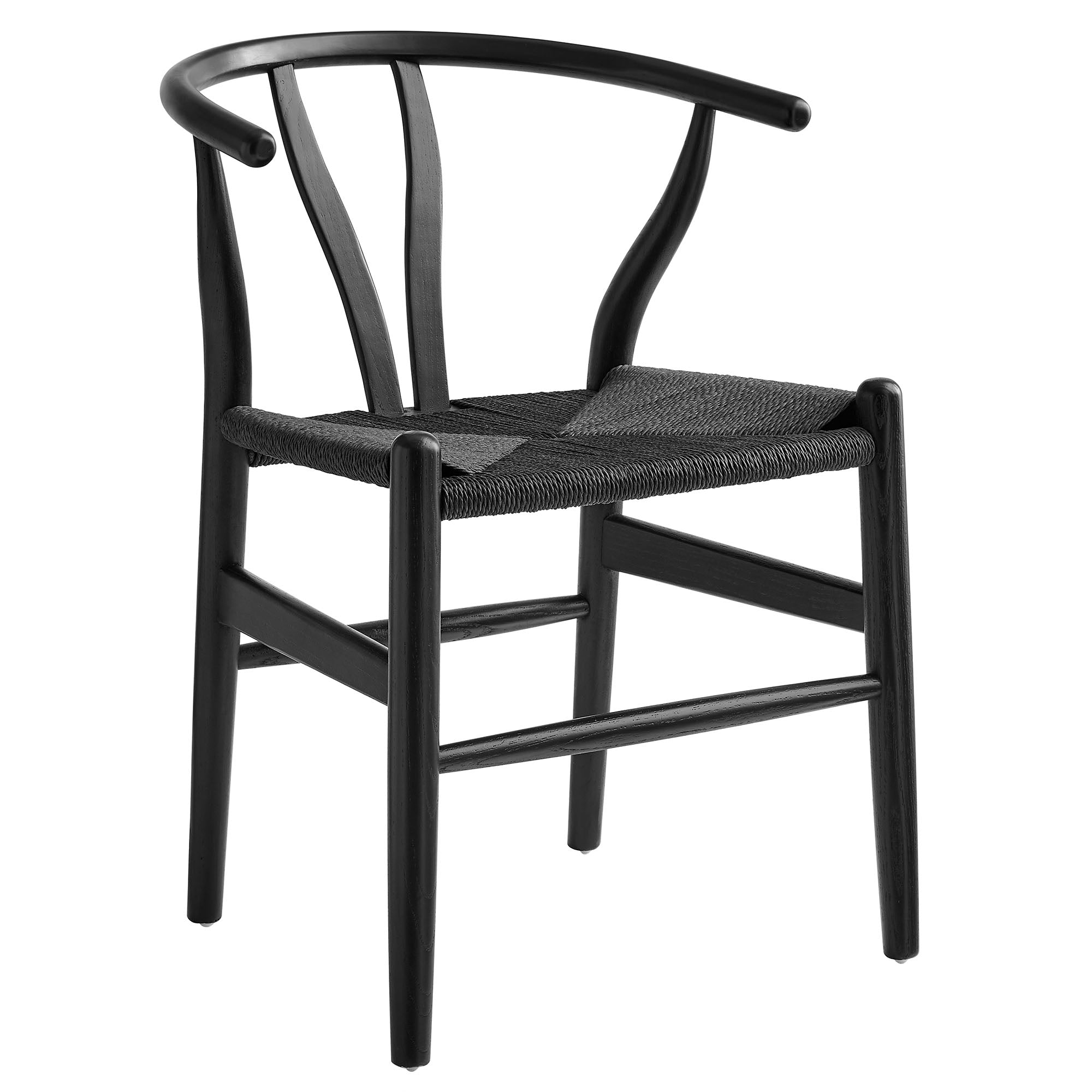 Amish 29" Wood Dining Chair - Black