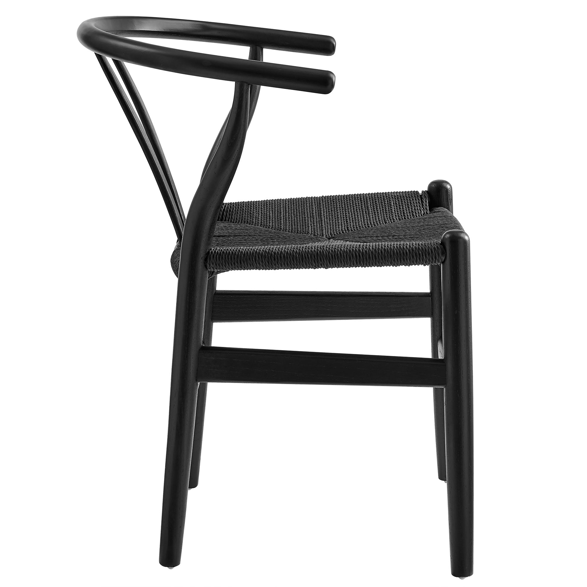 Amish 29" Wood Dining Chair - Black