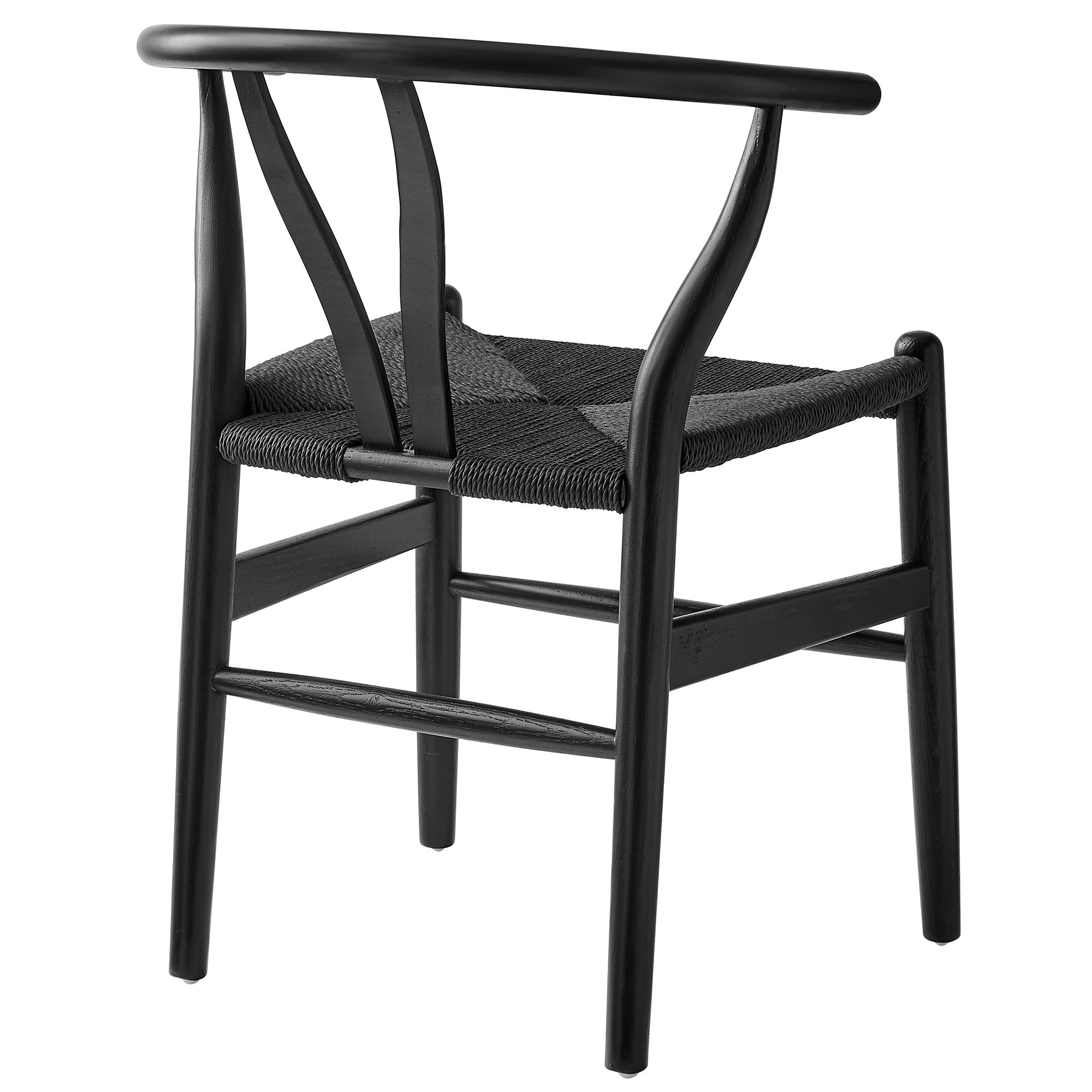 Amish 29" Wood Dining Chair - Black