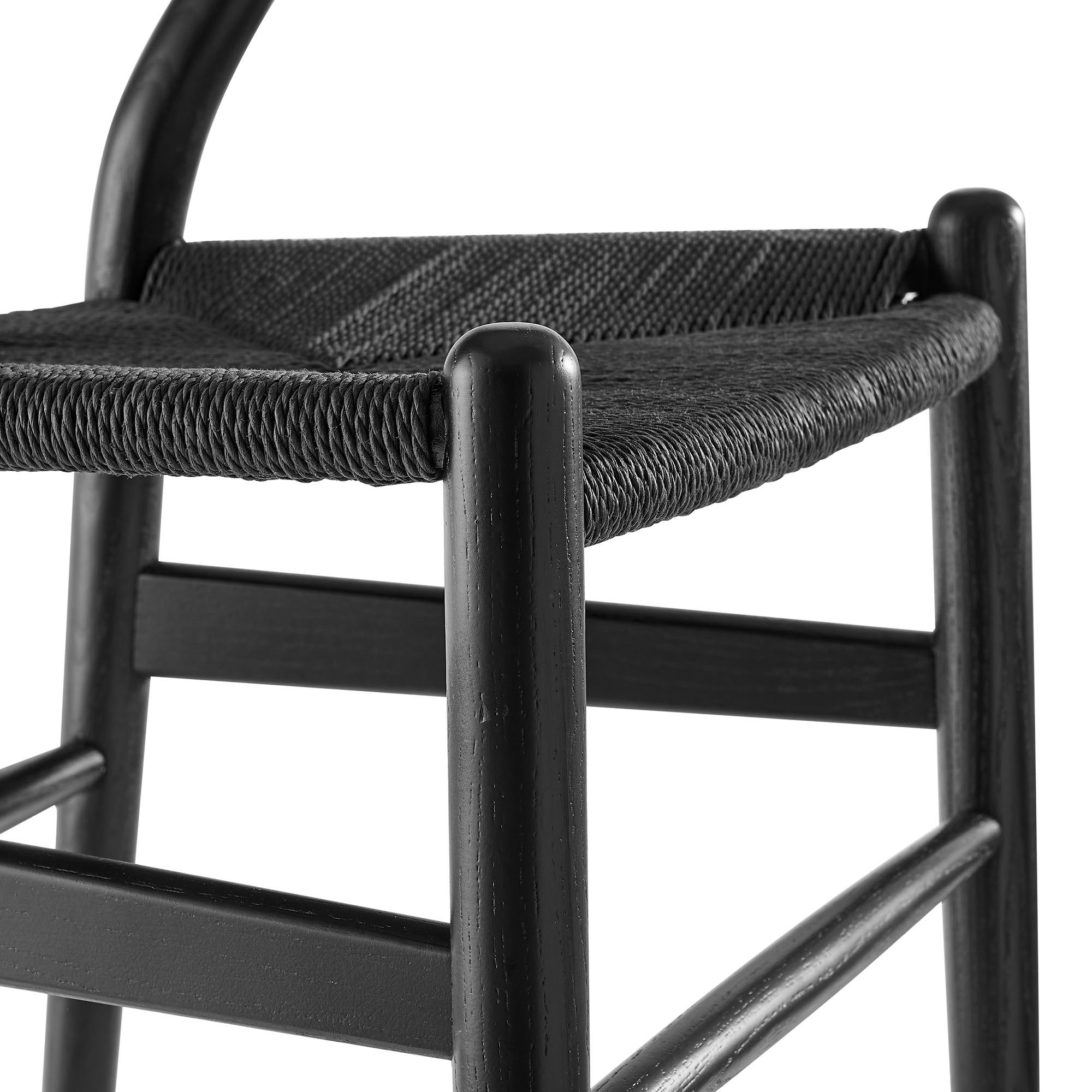 Amish 29" Wood Dining Chair - Black