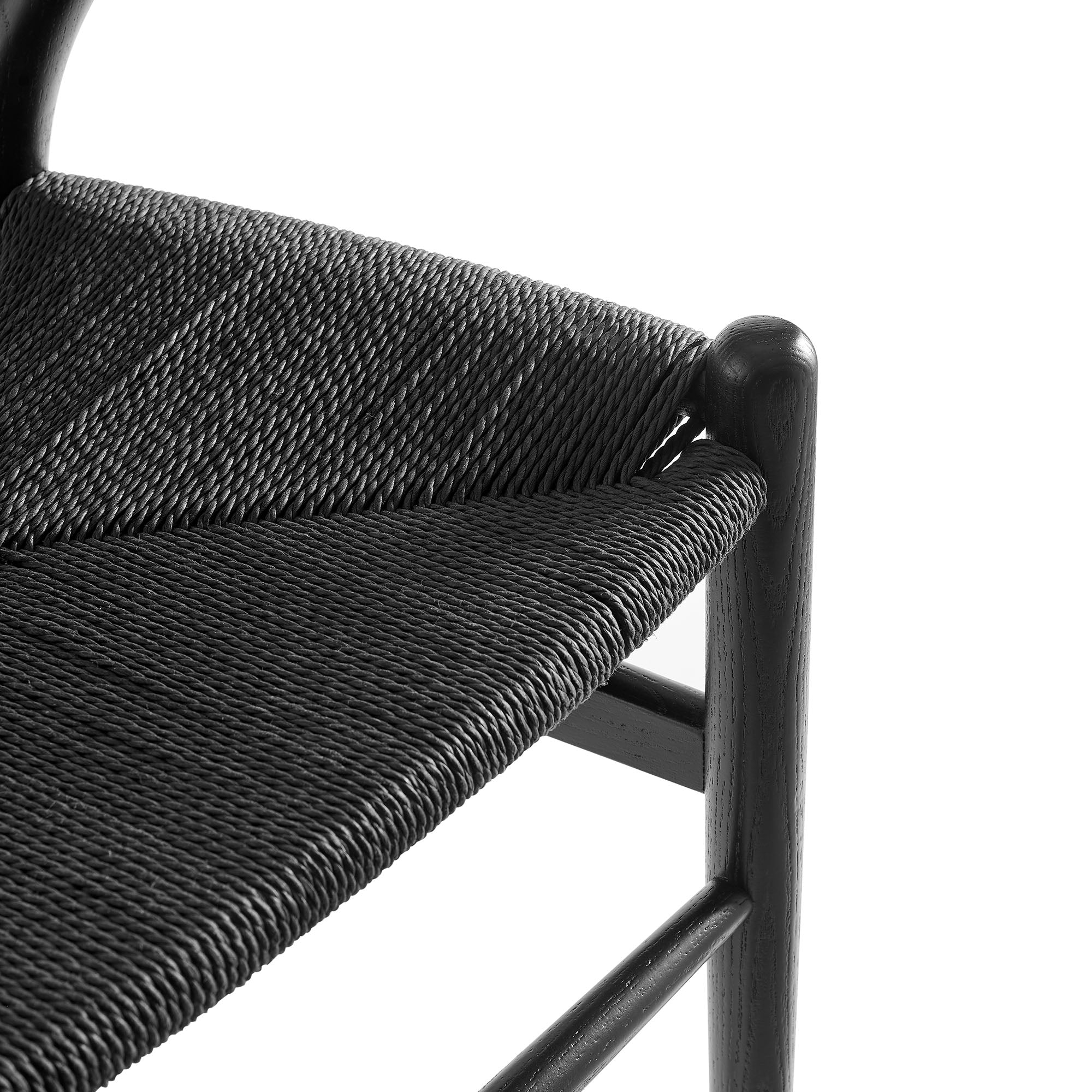 Amish 29" Wood Dining Chair - Black