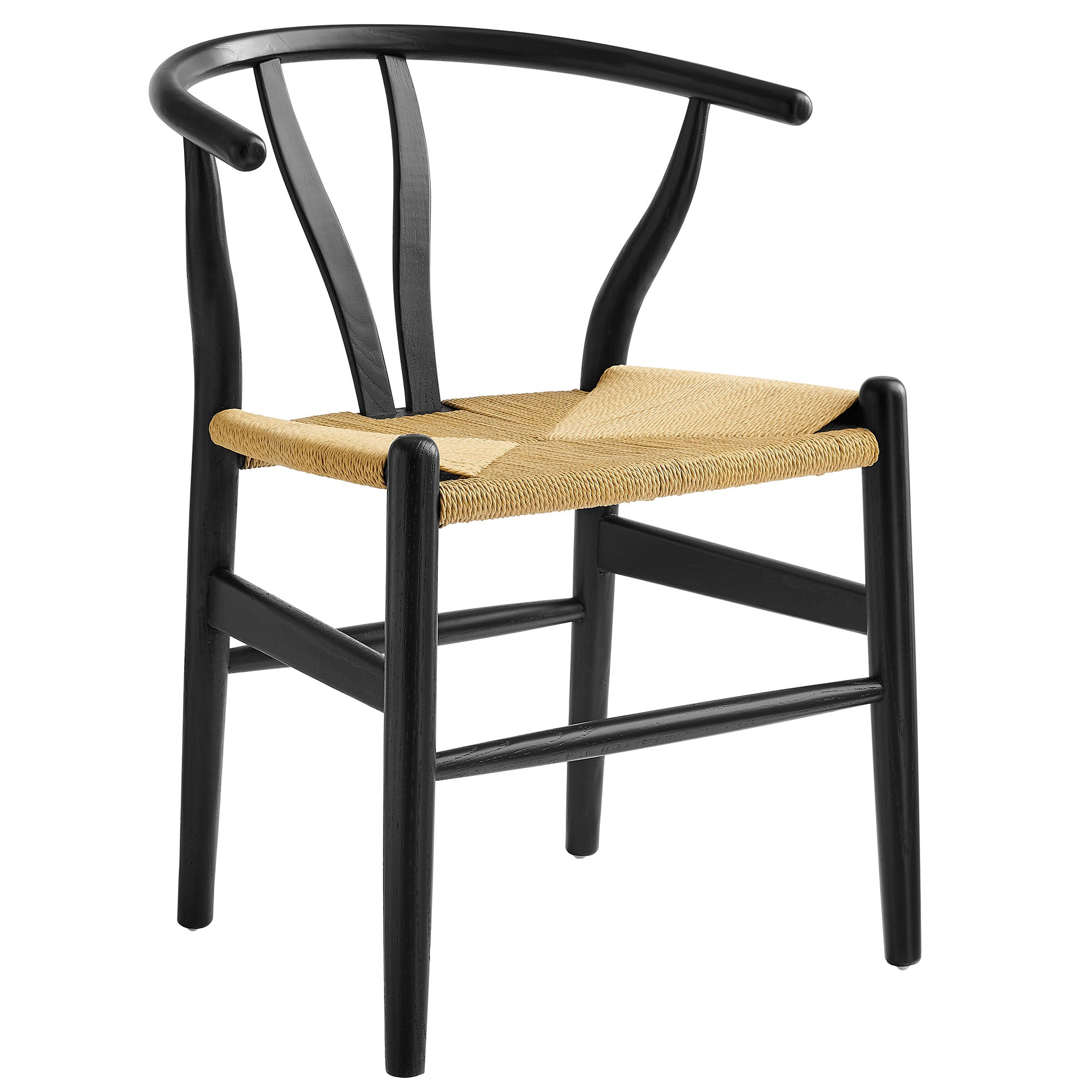 Amish 29" Wood Dining Chair - Black
