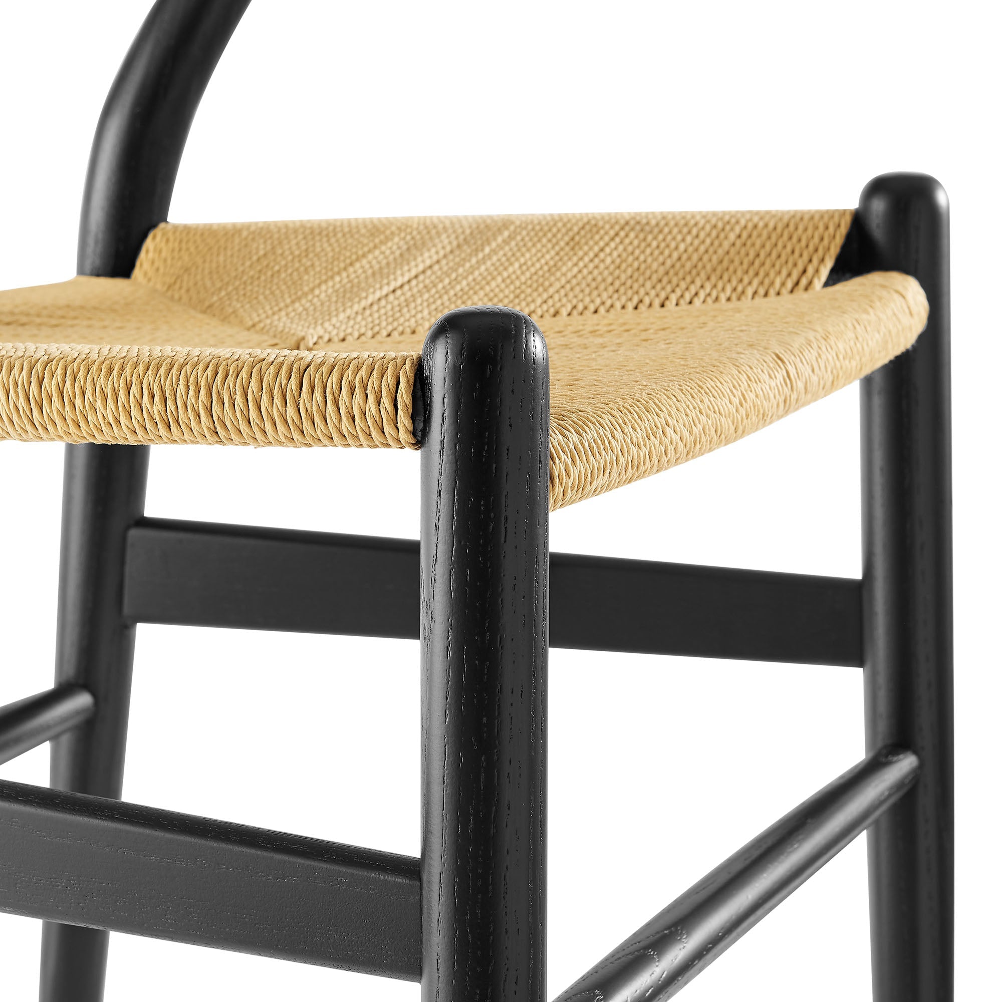 Amish 29" Wood Dining Chair - Black