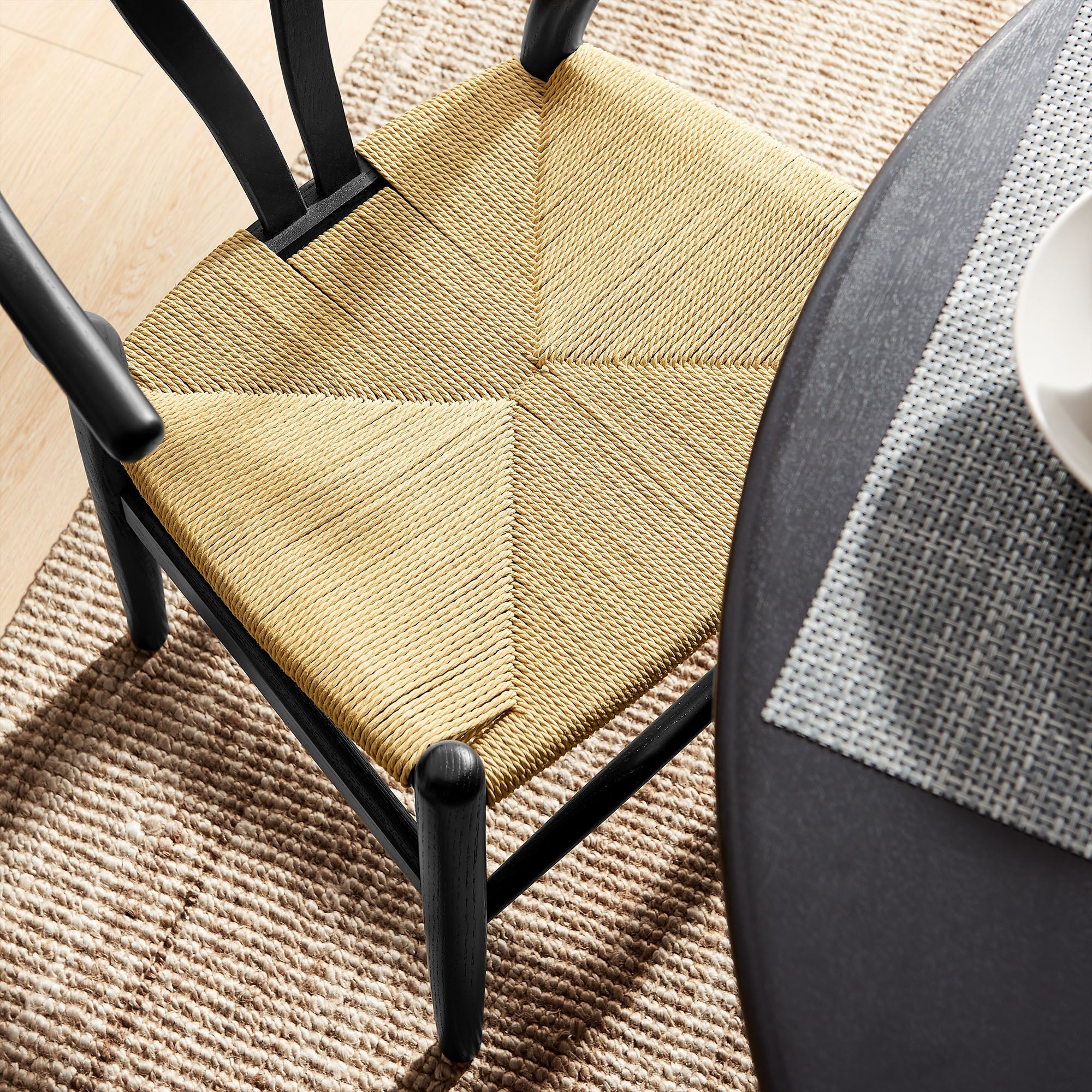 Amish 29" Wood Dining Chair - Black