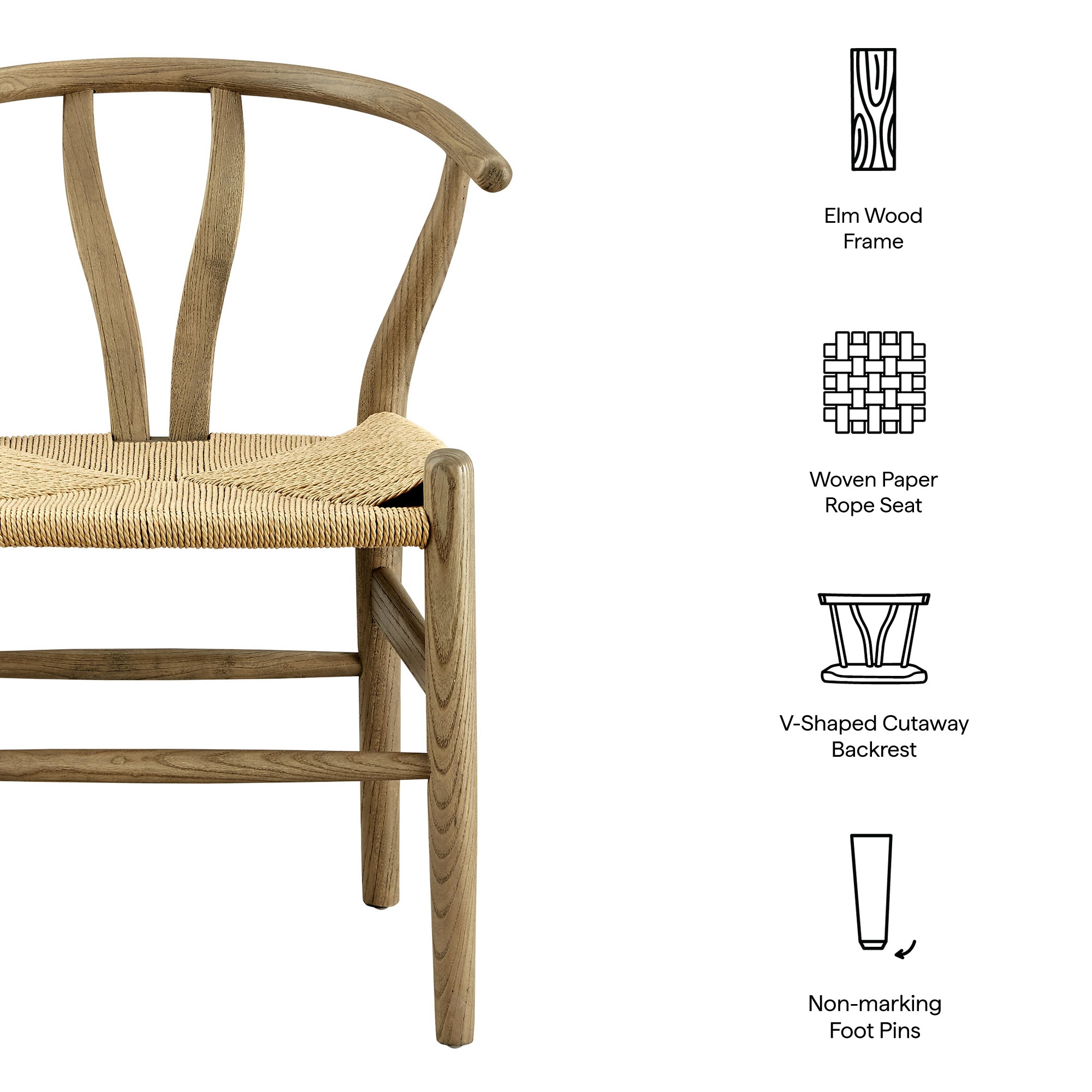 Amish 29" Wood Dining Chair - Black