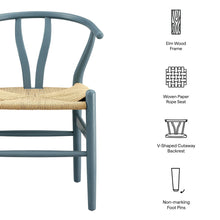 Load image into Gallery viewer, Amish 29&quot; Wood Dining Chair - Black