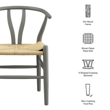 Load image into Gallery viewer, Amish 29&quot; Wood Dining Chair - Black