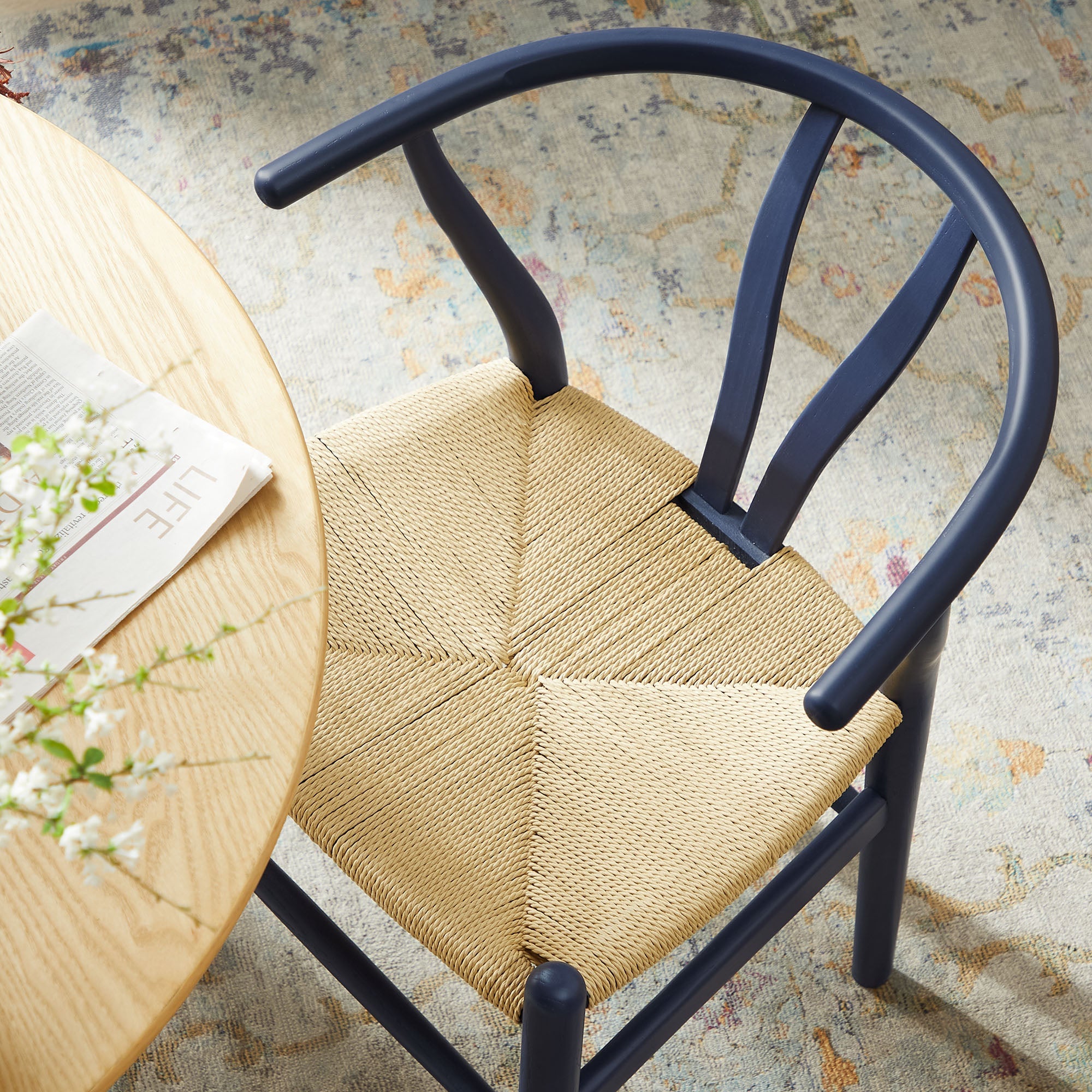 Amish 29" Wood Dining Chair - Black