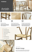 Load image into Gallery viewer, Amish 29&quot; Wood Dining Chair - Black