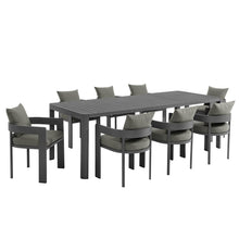 Load image into Gallery viewer, Tahoe 9-Piece Outdoor Patio Aluminum Dining Set With Extendable Table