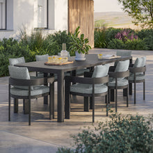 Load image into Gallery viewer, Tahoe 9-Piece Outdoor Patio Aluminum Dining Set With Extendable Table