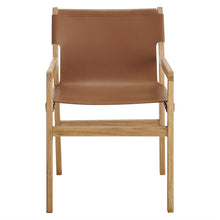 Load image into Gallery viewer, Sonora Genuine Leather Dining Chair, Modern Rustic Design, Sturdy, Comfortable Seating