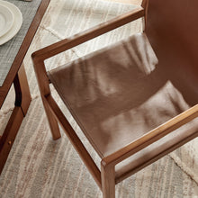Load image into Gallery viewer, Sonora Genuine Leather Dining Chair, Modern Rustic Design, Sturdy, Comfortable Seating