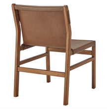 Load image into Gallery viewer, Sonora Genuine Leather Dining Side Chair with Sturdy Wood Frame and Comfort