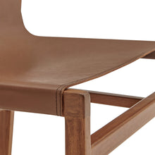 Load image into Gallery viewer, Sonora Genuine Leather Dining Side Chair with Sturdy Wood Frame and Comfort