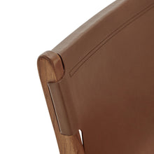 Load image into Gallery viewer, Sonora Genuine Leather Dining Side Chair with Sturdy Wood Frame and Comfort