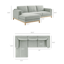 Load image into Gallery viewer, Roscoe Left-Facing Upholstered Sectional Sofa with Chaise