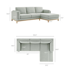 Load image into Gallery viewer, Roscoe Right-Facing Upholstered Sectional Sofa with Chaise