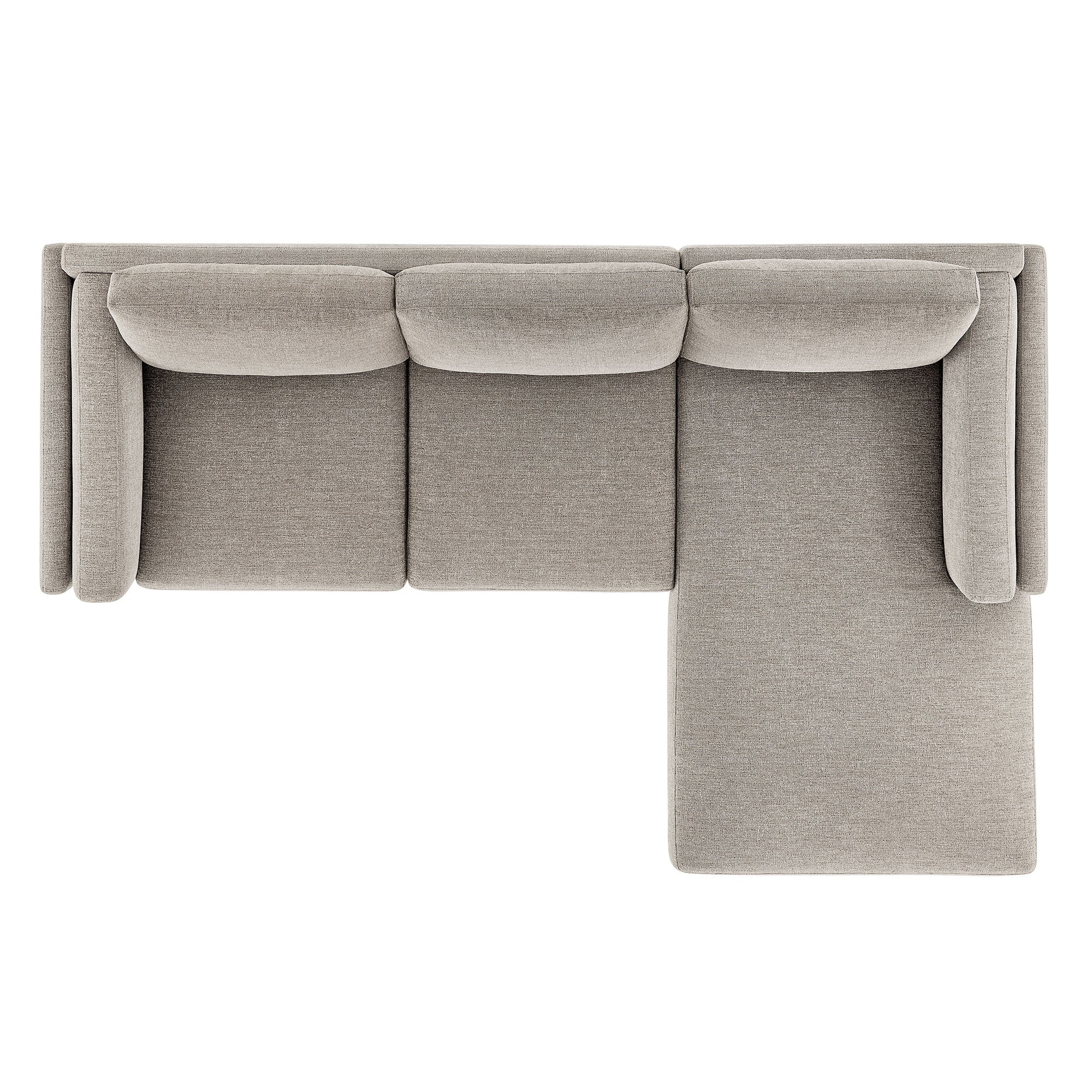 Roscoe Right-Facing Upholstered Sectional Sofa with Chaise