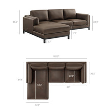 Load image into Gallery viewer, Roscoe Left-Facing Upholstered Sectional Sofa with Chaise