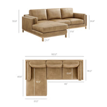 Load image into Gallery viewer, Roscoe Left-Facing Upholstered Sectional Sofa with Chaise