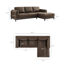 Load image into Gallery viewer, Roscoe Right-Facing Upholstered Sectional Sofa with Chaise