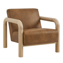Load image into Gallery viewer, Sereno Vegan Leather Accent Chair
