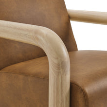 Load image into Gallery viewer, Sereno Vegan Leather Accent Chair