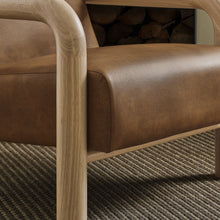 Load image into Gallery viewer, Sereno Vegan Leather Accent Chair