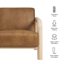 Load image into Gallery viewer, Sereno Vegan Leather Accent Chair