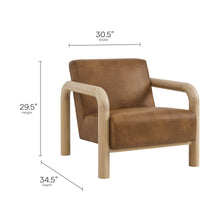 Load image into Gallery viewer, Sereno Vegan Leather Accent Chair