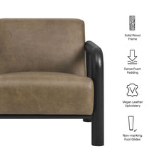 Load image into Gallery viewer, Sereno Vegan Leather Accent Chair