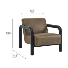 Load image into Gallery viewer, Sereno Vegan Leather Accent Chair