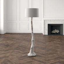 Load image into Gallery viewer, Faux Bois Floor Lamp White