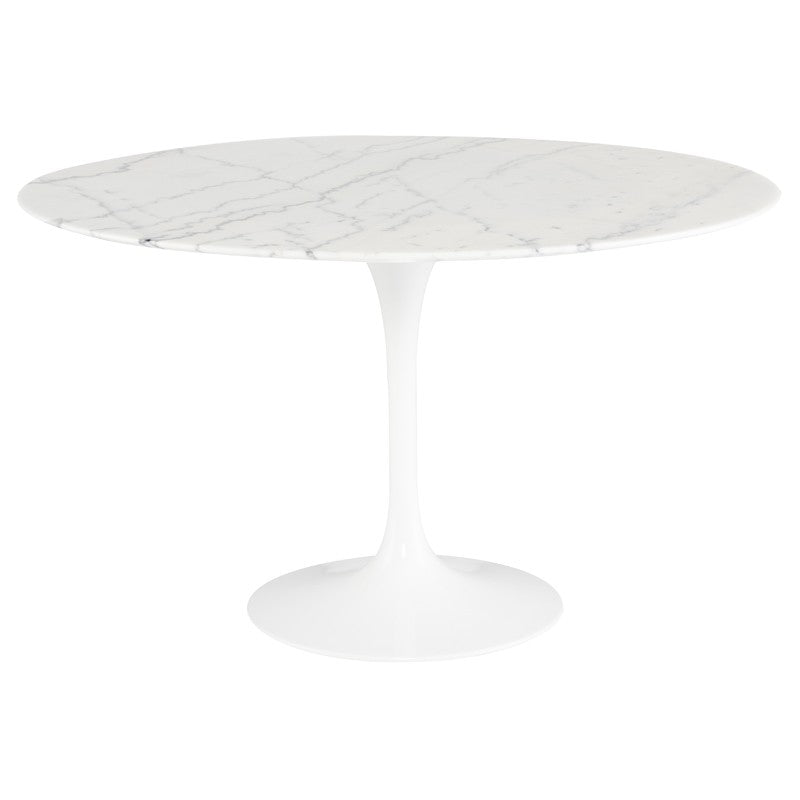 Tulip Natural Marble Round Dining Table