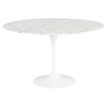 Load image into Gallery viewer, Tulip Natural Marble Round Dining Table