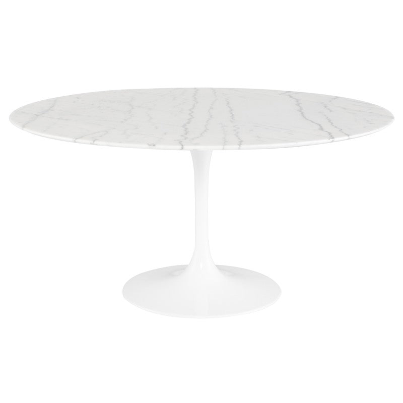 Tulip Natural Marble Round Dining Table