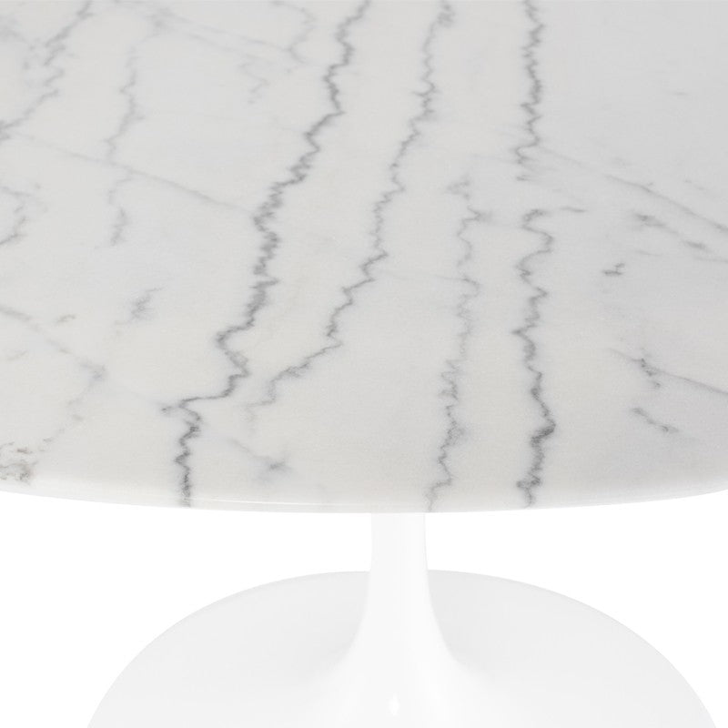 Tulip Natural Marble Round Dining Table