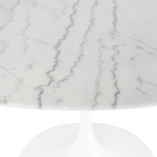 Load image into Gallery viewer, Tulip Natural Marble Round Dining Table