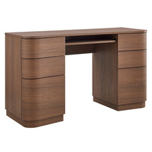Load image into Gallery viewer, Hillard 6-Drawer Curved Office Desk