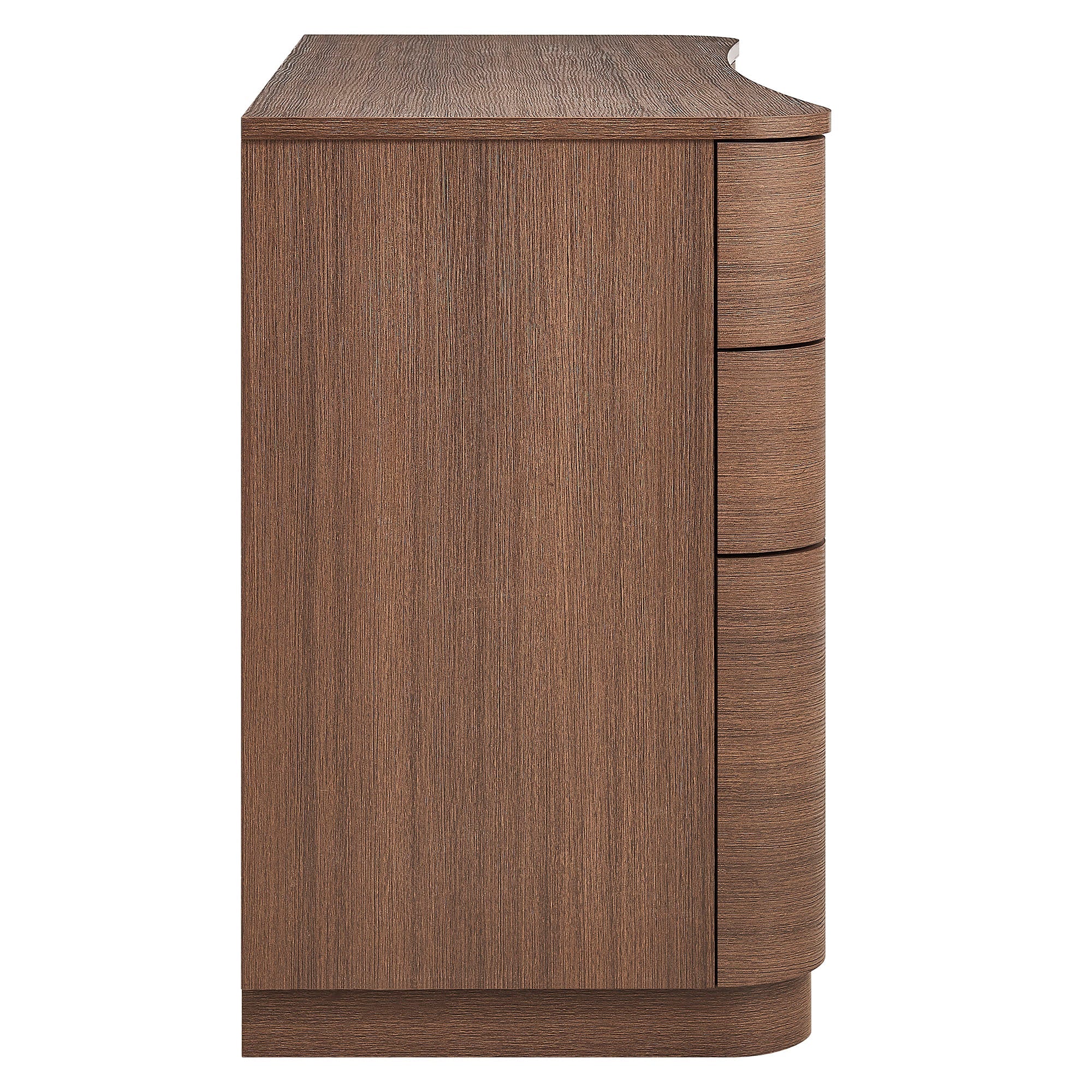 Hillard 6-Drawer Curved Office Desk