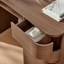 Load image into Gallery viewer, Hillard 6-Drawer Curved Office Desk