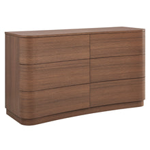 Load image into Gallery viewer, Hillard 6-Drawer Curved Dresser