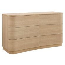Load image into Gallery viewer, Hillard 6-Drawer Curved Dresser