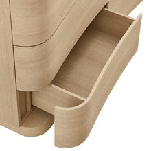 Load image into Gallery viewer, Hillard 6-Drawer Curved Dresser Natural