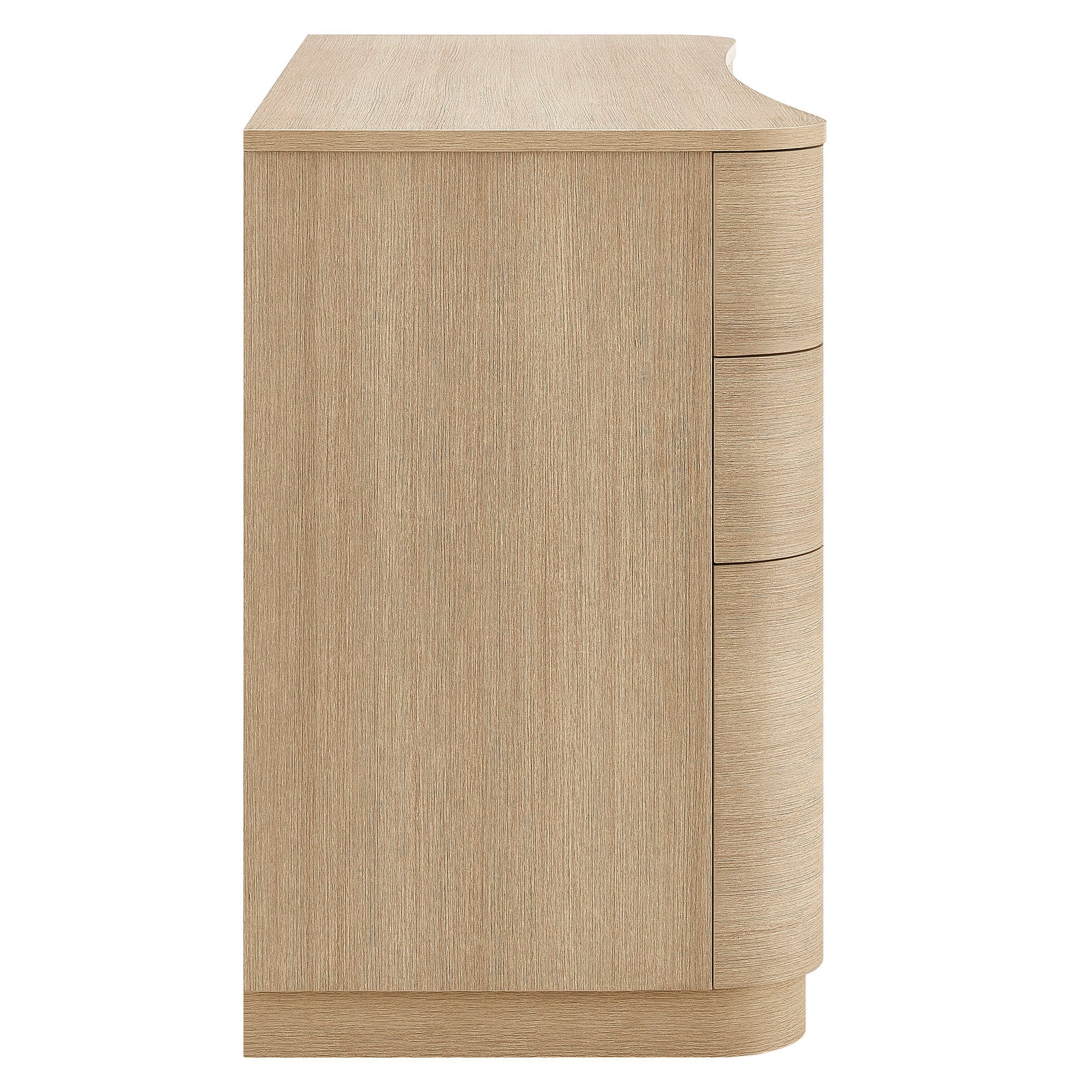 Hillard 6-Drawer Curved Office Desk
